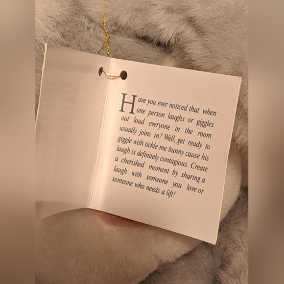 House Of Loyd Tickle Me Bunny Stuffed Animal Toy Laughs & Vibrates😍 - Picture 5 of 10